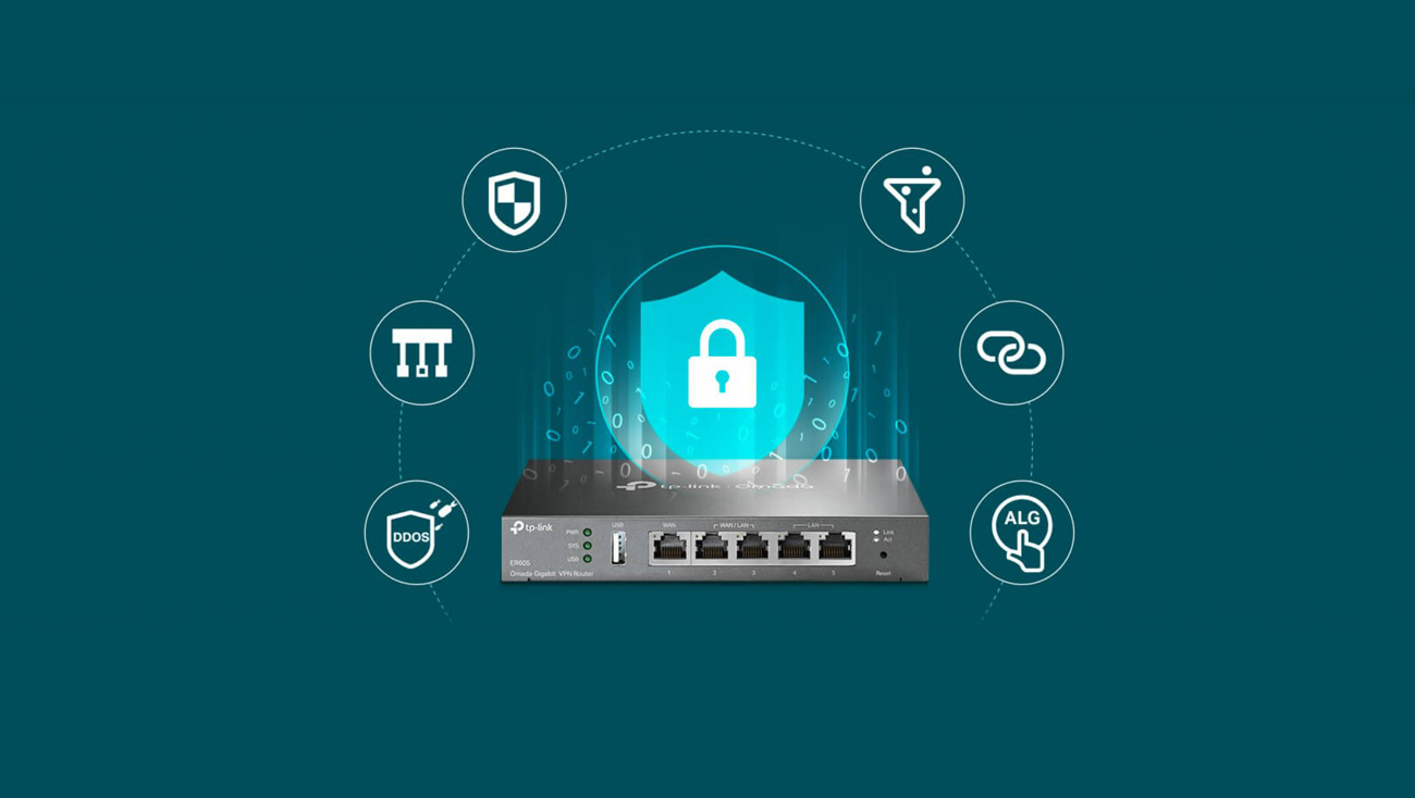 TP-Link ER605 V2 Omada Gigabit VPN Router - Newegg.com